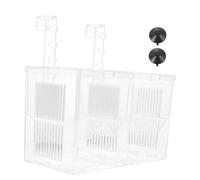 BAZEITFLOW Fish Breeding Box Double Isolation Container for Aquarium Juvenile Fish Separation Safe Material with Easy Installation Improves Survival Rate