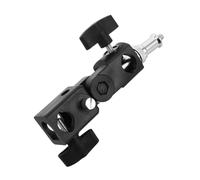 BAZEITFLOW Flash Bracket Adapter and Umbrella Flash Mount Stand with Tripod Clamp for Photography Lighting Accessories, Hot Shoe Adapter Compatible with Studio and Outdoor Use