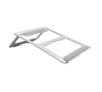 BAZEITFLOW Foldable Aluminum Laptop Stand Portable Ventilated Desktop Holder Lightweight Cooling Bracket with Non-slip Pads for Home Office Travel Use