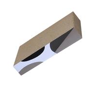 BAZEITFLOW Foldable Cat Scratching Board Made of Safe Corrugated Paper Portable Multifunctional Cat for Indoor Scratch Pad and Cozy Bed for Claw Grinding and Play