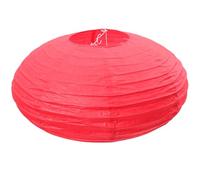 BAZEITFLOW Foldable Red Paper Lantern Lampshade Pendant Hanging Lamp Shade for Home Festival Wedding Decoration, UFO Shape Paper Lantern Light Shade