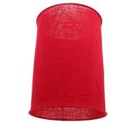 BAZEITFLOW Folding Cloth Pendant Lamp Shade Red Fabric Ceiling Light Cover Simple Installation Decorative Hanging Lamp Shade for Home Lighting