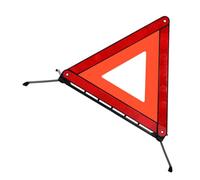 BAZEITFLOW Folding Reflective Triangle Emergency Warning Sign for Cars Stable Safety Alert Board with High Visibility for Road Trip Essentials and Breakdown Safety