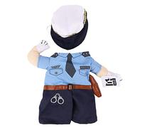 BAZEITFLOW Funky Cat Costumes for Pets Funny Police Outfit Durable Cat Cosplay Clothes for Daily Wear Special Occasions Photo Props Fun Practical Pet Supplies