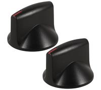 BAZEITFLOW Gas Cooker Knobs and Stove Knobs Replacement Simple Operation Plastic round Design, Direct Fit for Home and Restaurant Use, 2 Pieces Pack