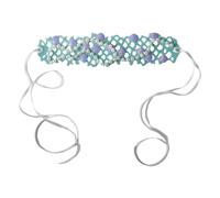 BAZEITFLOW Girls Hair Band Sea Shell Headband Lightweight Elegant Headdress Imitation Pearl and Sequin for Role-playing Performances and Parties, Does Not Easily Fall or Fade