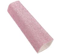 BAZEITFLOW Glitter Rhinestone Microphone Cover Sleeve for Wireless Mic, Pink Sparkling Decorative Handle Protector for Singing, Stage Performance, Karaoke and Club Use
