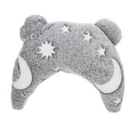 BAZEITFLOW Glowing Half-moon U-shaped Cat Pillow Calming Kitten Sleeping Cushion Small Dog Neck Pillow Indoor Pet Neck Support for Cats and Puppies