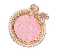 BAZEITFLOW Golden 1 Rhinestone Nail Art Palette Crystal Nail Palettes Tray Manicure Color Mixing Board Resin Metallic Pearls Display Finished Art Works Colors Blending and Mixing for Makeup