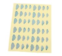 BAZEITFLOW Guitar Fretboard Stickers Cloud Shaped Self Adhesive Ukulele Neck Markers for Acoustic Electric Music Instrument Fretboard Decorations