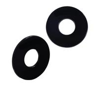 BAZEITFLOW Guitar Toggle Plate Treble Washer Ring Black Rhythm Washer for Electric Guitar Replacement Parts Easy Installation Self Adhesive Backing