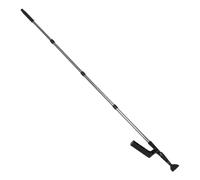 BAZEITFLOW Gutter Cleaning Tool with Section Telescopic Pole Leaf Cleanup Scoop and Wand for Clearing Roof Debris and Branches Durable Outdoor Gutter Wand for Safe Ladder Maintenance
