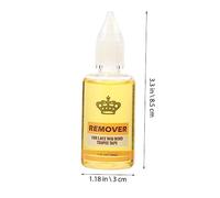BAZEITFLOW Hair Bonding Remover Mild Citrus Scented Glue Remover for Lace Wig and Toupee Tape Fast Acting Non Oily Adhesive Solvent Safe for Skin and Scalp Rehydration