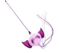 BAZEITFLOW Halloween Monster Shaped Cat Teasing Stick Interactive Pet with Cartoon Design for Indoor Cats Kitten Exercise and Play