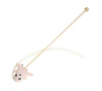 BAZEITFLOW Halloween Themed Soft Plush Cat Teaser Stick for Kitten Teasing Interactive Household with Cute Cartoon Design and Lightweight for Indoor Cats