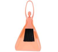 BAZEITFLOW Hamster Cage Cleaning Tool Set with Small Pink Broom and Dustpan, Portable Mini Handheld Broom and Dustpan Set for Small Animal Cage Hygiene and Dust Removal
