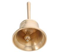 BAZEITFLOW Hand Call Bell: Noise Makers Brass Teacher Handheld Bell For Wedding Dinner Meditation Animal Training Musical Teaching Service