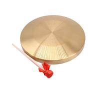 BAZEITFLOW Hand Gong Traditional Chinese Percussion Instrument for Festival Celebrations Assorted style Mallet Suitable for Rhythm Development and Coordination Exercises