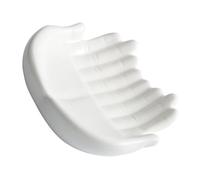 BAZEITFLOW Hand Shaped Ceramic Sushi Plate Japanese Sashimi Serving Dish Practical Food Tray for Sushi Fruits Appetizers Elegant Double Buddha Hand Design