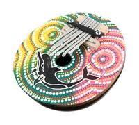 BAZEITFLOW Handcrafted Coconut Shell Thumb Piano Note Finger Piano Ornament Beginner Musical for Adults Natural Kalimba Decoration Christmas Birthday Festival