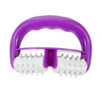 BAZEITFLOW Handheld Muscle Massage Roller for Arms and Legs Ergonomic Design Portable Deep Tissue Massager for Muscle Relief Relaxation and Lightweight Purple Therapy Tool