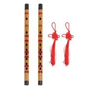 BAZEITFLOW Handmade Bamboo Flute Instrument for Beginners with Chinese Knot and Flute Diaphragm, Featuring Wonderful Tone and High Durability, for Music Lovers and Traditional Style