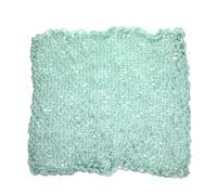 BAZEITFLOW Handmade Newborn Photography Blanket Light Green Knitted Photo Backdrop Soft Monthly Milestone Blanket for Photoshoot and Newborn Props