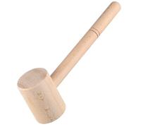 BAZEITFLOW Handmade Wooden Mallet Hammer Lightweight Ergonomic Handle Stable Connection Practical Tool for Woodworking Leathercraft DIY Projects