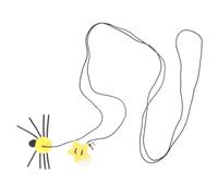 BAZEITFLOW Hanging Cat with Elastic Cord for Door Interactive Teasing for Indoor Cats Stretchable Spider Design Fun Exercise and Activity for Kittens