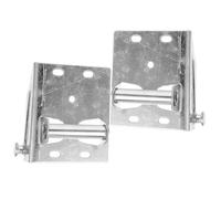 BAZEITFLOW Heavy Duty Iron Garage Door Lifting Brackets for Residential Doors Resistant Bottom Section Replacement Hinges with Easy DIY Installation