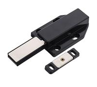 BAZEITFLOW Heavy Duty Magnetic Push Latch for Cabinet Doors Silent and Touch Lock Strong Bearing Capacity Easy Press to Open and Close Flexible Installation for Cupboards