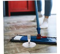 BAZEITFLOW Heavy Duty Rotating Mop Replacement Head with Stainless Steel Spinning Disc Solid Metal Base Adapter for Versatile Compatible Mop Systems Easy to Install for Home and Commercial