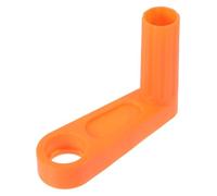 BAZEITFLOW Hose Reel Cart Handle Replacement Hard Plastic Durable Hose Reel Handle Easy Installation Orange