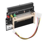 BAZEITFLOW Ide to Cf Adapter with 3 LED Indicators, Plastic Material, 50-pin Standard Socket and Ide 40pin Socket, Supports Jumper Supply Voltage Selection and Ibm Micro-driver with Cf-ii