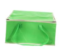 BAZEITFLOW Insulated Take Out Bag Red Heat Preservation Bento Handled Bag Wear Resistant Thermal Food Carrier for Takeaway and Picnic Use