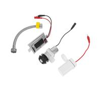 BAZEITFLOW Intelligent Automatic Urinal Flush Valve Kit with Adjustable Solenoid Valve Easy Installation and Maintenance for Commercial Men Restrooms Sensor-Activated Clean Toilet B Panel Abs