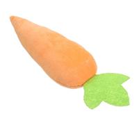 BAZEITFLOW Interactive Carrot Shaped Catnip for Indoor Cats Soft Touch Polyester Fiber Biteresistant Plush Chewable Suitable for Kittens and Cats
