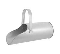 BAZEITFLOW Iron Ash Bucket with Handle for Easy and Efficient Secondary Concrete Pouring, Portable Metal Filling Tool for Sand Transportation on Construction Sites