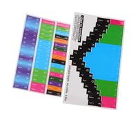 BAZEITFLOW Kalimba Note Stickers for Thumb Piano Adhesive Music Decals Key Kalimba Easy to Install and Remove Visual Learning Aid for Beginners Enhance Playing Technique and Memory