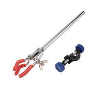 BAZEITFLOW Laboratory Clamps High Corrosion Resistance Alloy Beaker Flask Holder Triple Prong Clip for Scientific Research Teaching Experiments