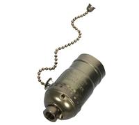BAZEITFLOW Lamp Socket Base Adapter for Screw Bulbs Vintage Style Light Socket Holder for DIY Table and Floor Lamps Easy Install in Antique Bronze