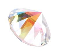 BAZEITFLOW Large Crystal Paperweight with Realistic Hand Manicure Model Handheld Nail Art Display Decorated with Shiny Diamonds for Salon Photography and Nail Jewelry Presentation