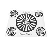 BAZEITFLOW Large Focus Test Chart for Camera Alignment Adhesive Calibration Card for Cctv and Ip Camera Systems Lens Focus Adjustment Tool for Surveillance and Studio Use