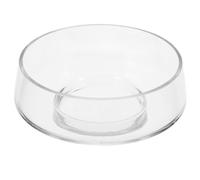 BAZEITFLOW Large Mouth Glass Vase, Medium round Shallow Planter for Moss, Succulents and Hydroponics, Decorative Glass Terrarium Bowl for Home and Garden Display