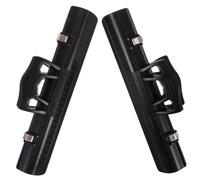 BAZEITFLOW Large Plastic Music Sheet Clips 2pcs Thickened Wide Sturdy Page Holders for Piano Scores and Flute Notes Creative Black Music Page Holder Clips and Books