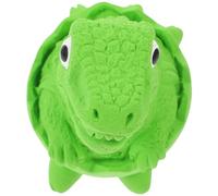 BAZEITFLOW Latex Dinosaur Dog Chew with Squeaker Interactive Bite Resistant Puppy Plaything for Teeth Grinding and Mental Stimulation Pet for Independent Play and Training