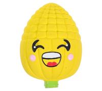 BAZEITFLOW Latex Squeaky Dog Large Laughing Corn Vegetable Shape for Aggressive Chewers Puppy Teething Sturdy Rubber Chew Suitable for Small and Large Dogs