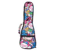 BAZEITFLOW Lightweight Practical Ukulele Case with Shoulder Strap for Ukulele and Guitar, Sturdy Plastic Material Protective Storage Bag Suitable for Co-worker and Family Use