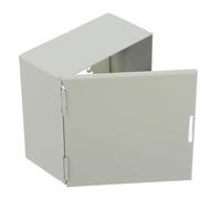 BAZEITFLOW Lockable Metal Outlet Cover Durable Protective Socket Box for Wall Mounted Electrical Sockets Wear Resistant Tamper Plug Lock Protector for Public and Shared Spaces