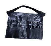 BAZEITFLOW Makeup Brush Storage Bag Cosmetic Waist Pouch Pu Makeup Artist Brush Carry Bag Professional Crossbody Tool Belt On-The-go Use